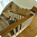 Oak-clad staircase